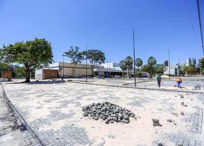 Obra do Centro de Convenções