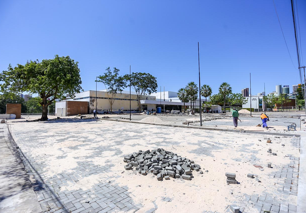 Obra do Centro de Convenções