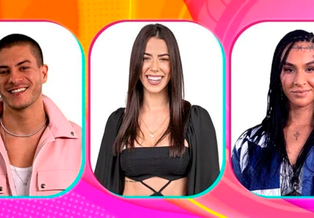 Arthur Aguiar, Larissa e Linn da Quebrada