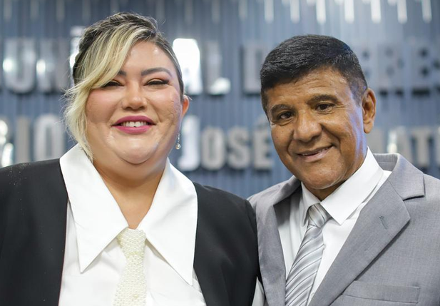 Samantha Cavalca e Pedro Alcântara