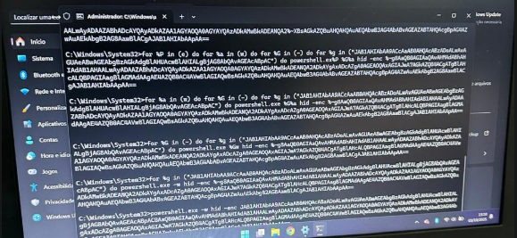 Print: Trojan em execução