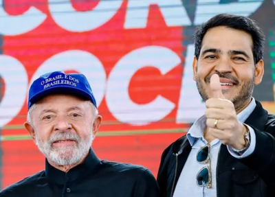 Lula e  Jorge Messias