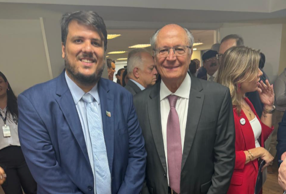 Júnior Macêdo e Geraldo Alckmin