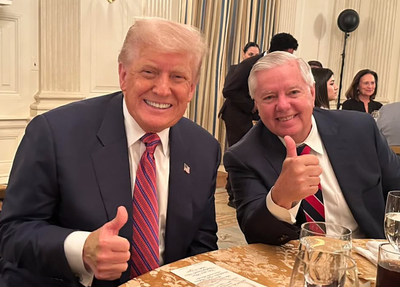 Trump e Lindsey Graham