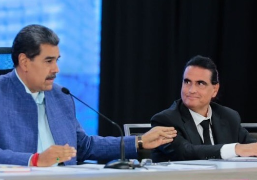 Alex Saab, com Maduro