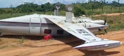 Avião cai em Mato Grosso