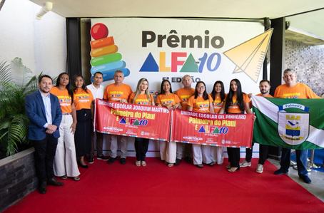 Palmeira do Piauí se destaca na 5ª edição do Prêmio Alfa-10