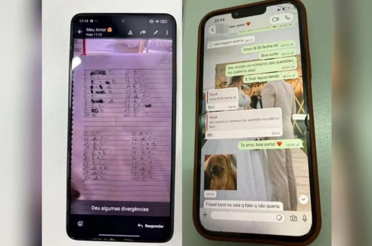 Material apreendido com estudante