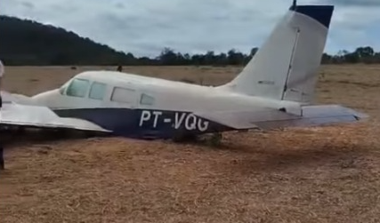 Avião de pequeno porte faz pouso forçado na zona rural de Timon
