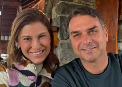 Fernanda Bolsonaro e Flávio Bolsonaro