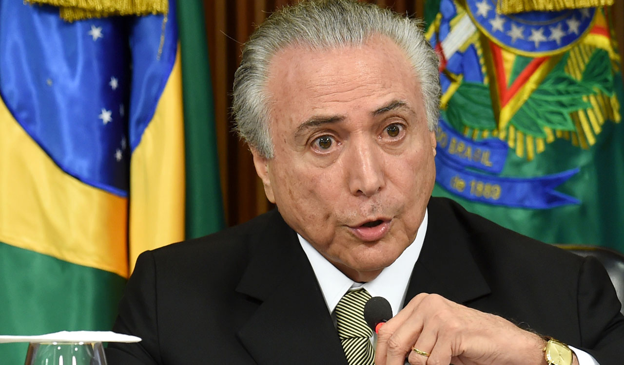 Presidente em exercício, Michel Temer