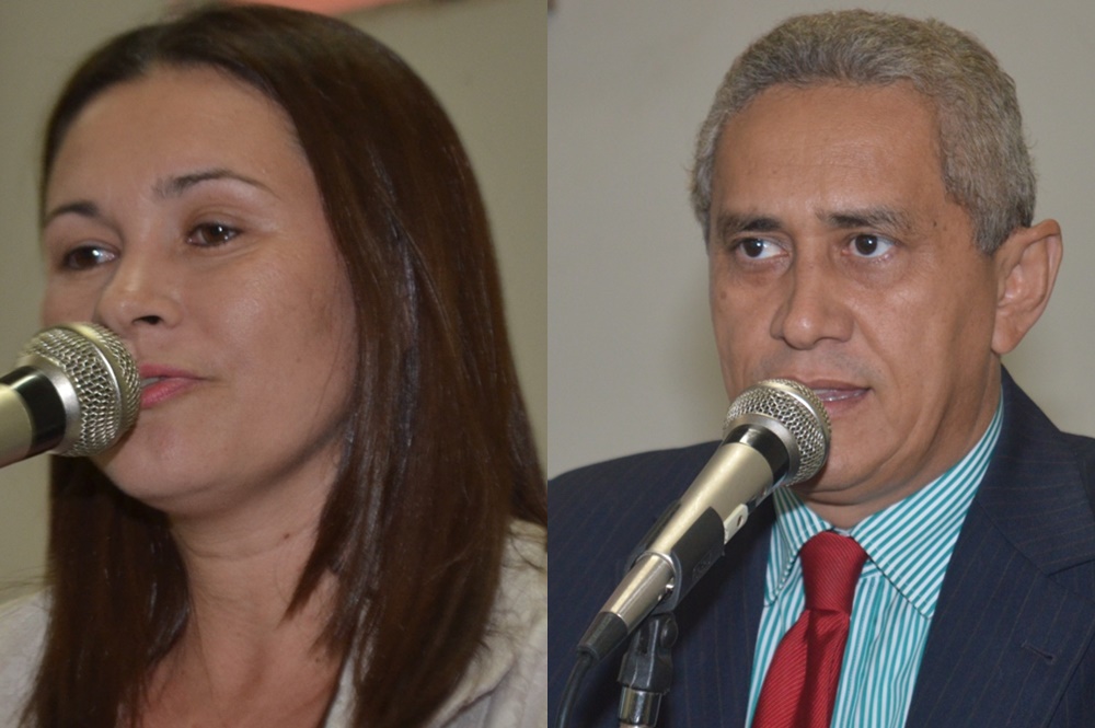 Vereador José Luís de Carvalho (PTB) e Dalva Mocó