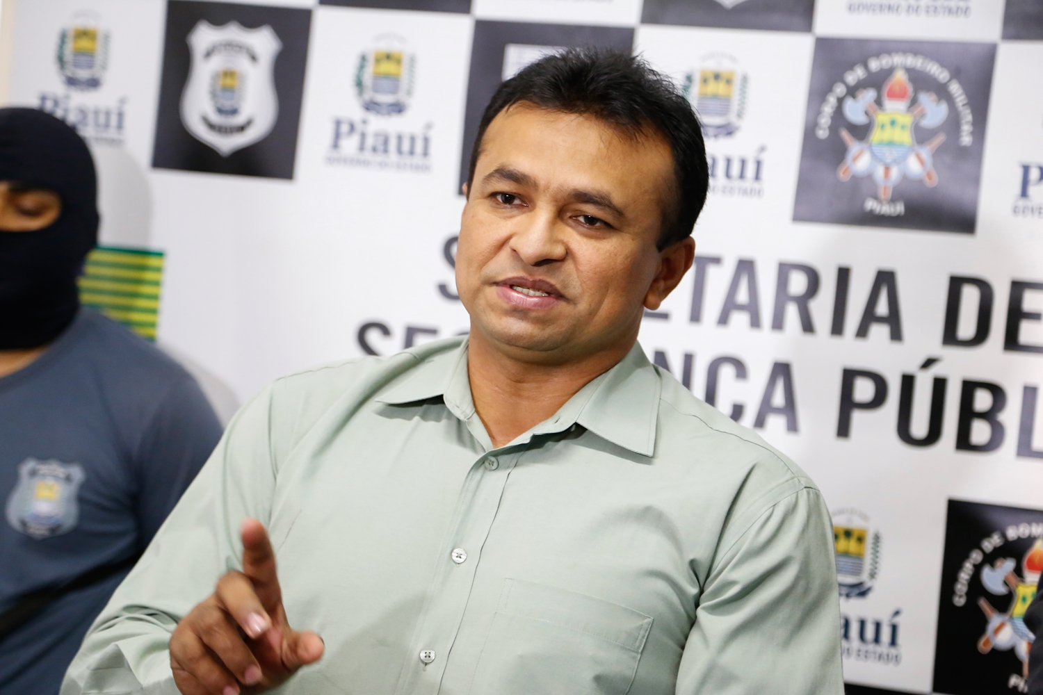 Fábio Abreu na coletiva de imprensa 