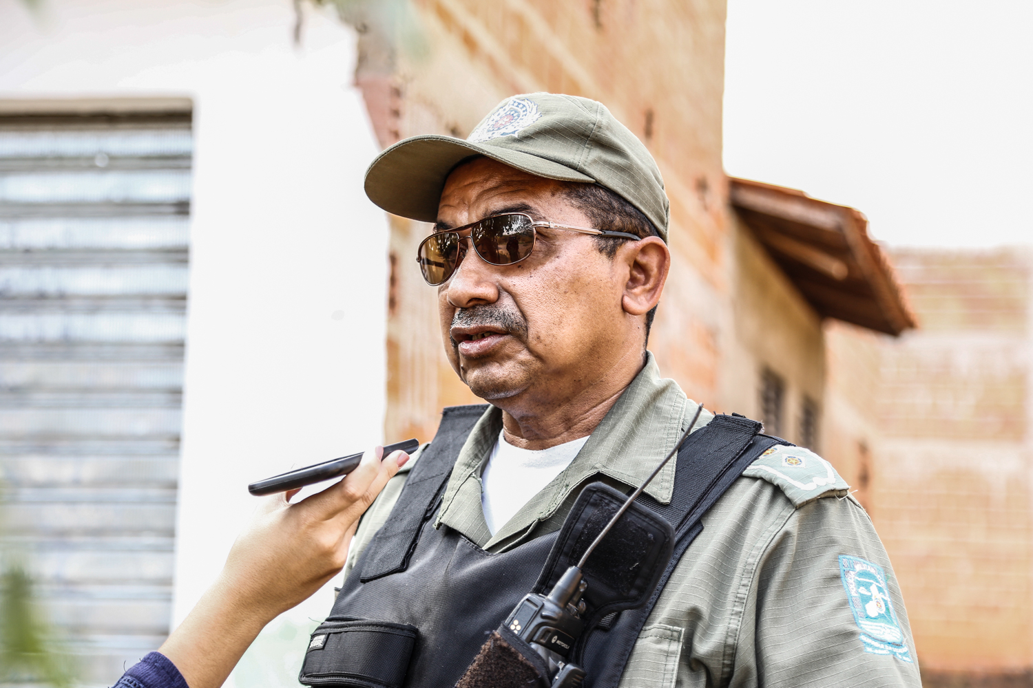 Tenente Elivaldo, do 13º Batalhão da Polícia Militar