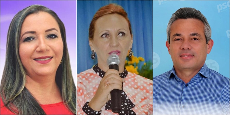 Vilma Amorim, Ema Flora e Edilson Capote 