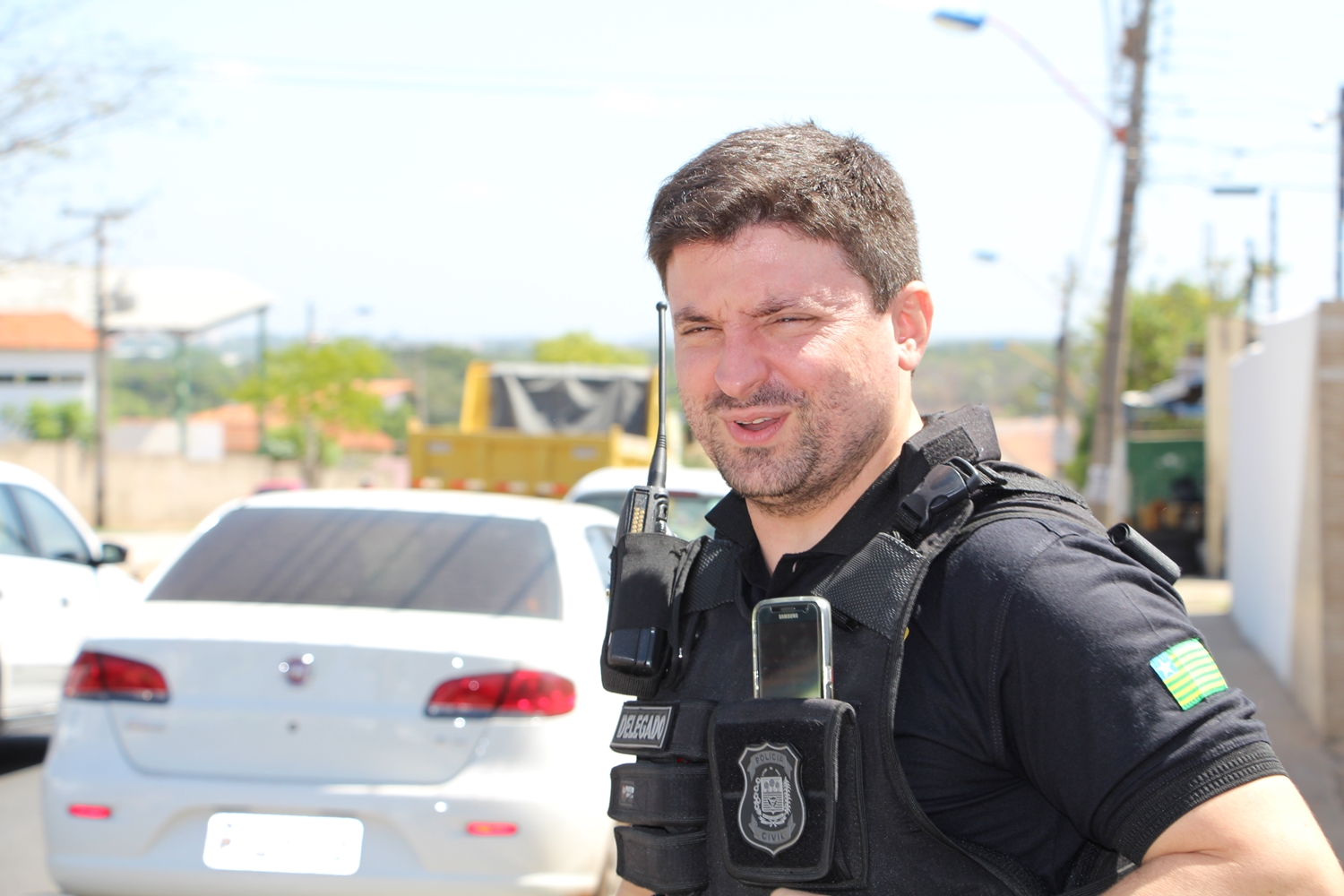 Delegado Cadena participou das diligências