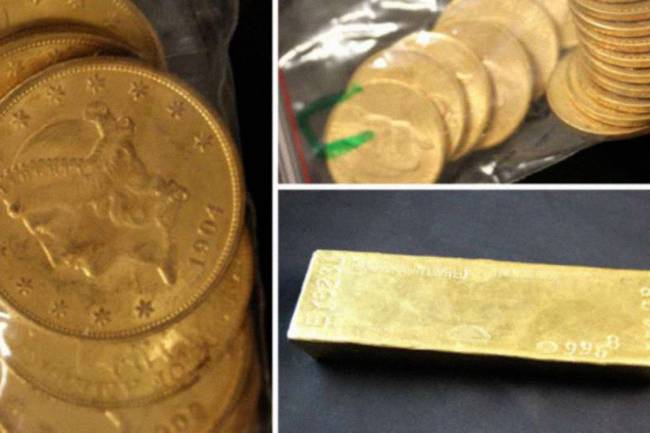 Ouro encontrado