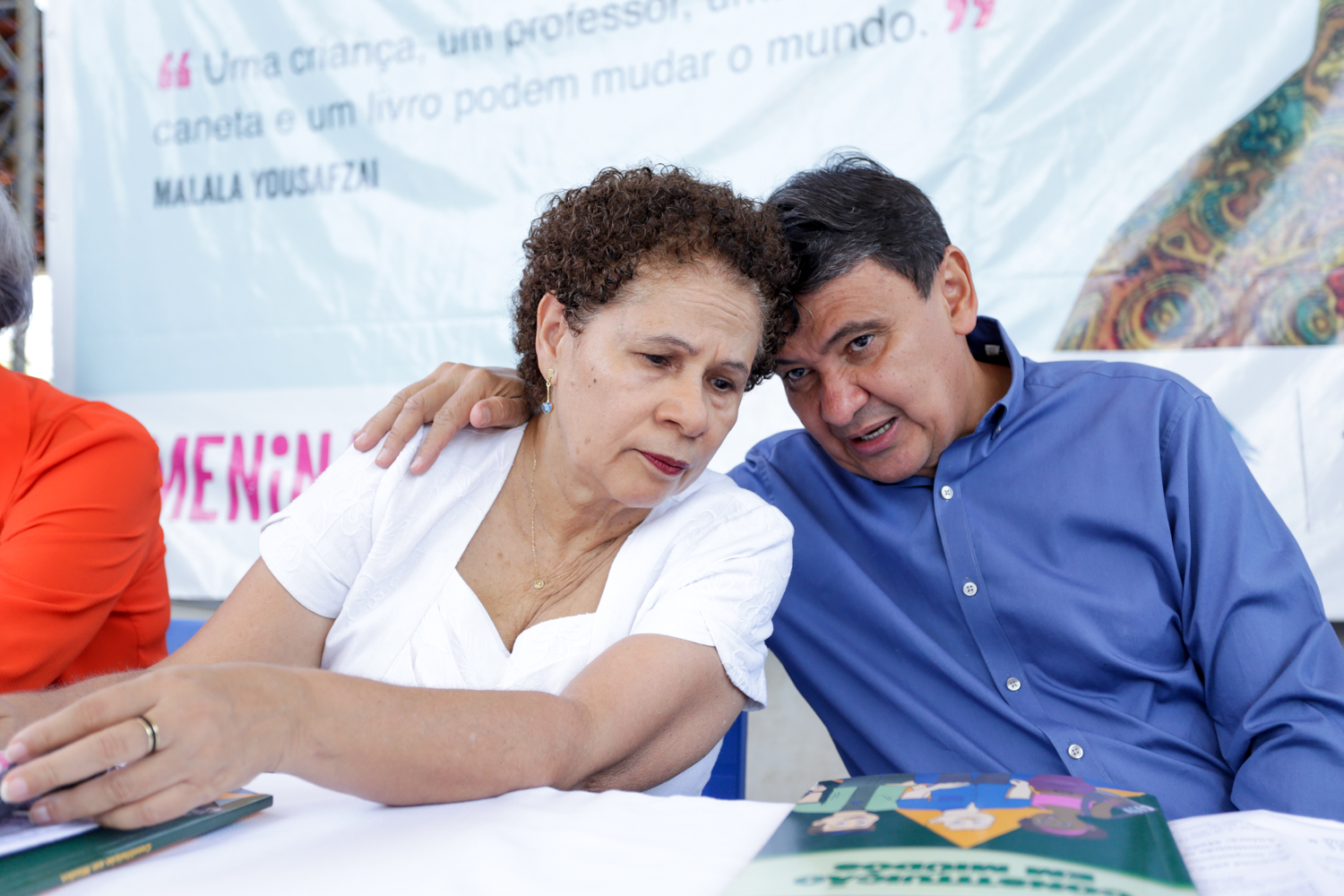 Regina Sousa e Wellington Dias