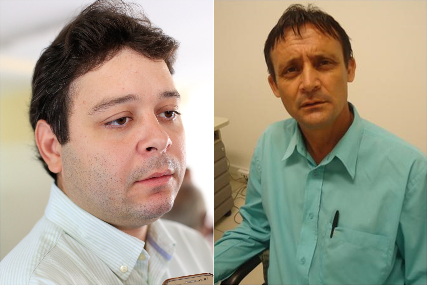 Evandro Hidd e Pedro Fernandes