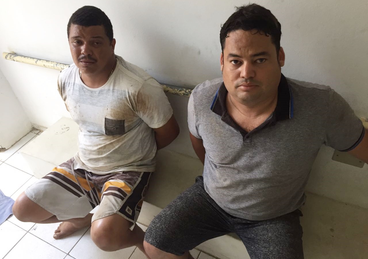 Alexandre Martins Braz (à esquerda) e Luiz Carlos Rodrigues de Oliveira (à direita)
