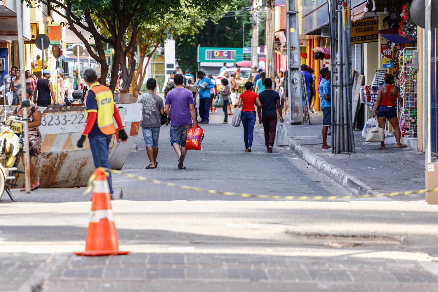 Movimento intenso no Centro 