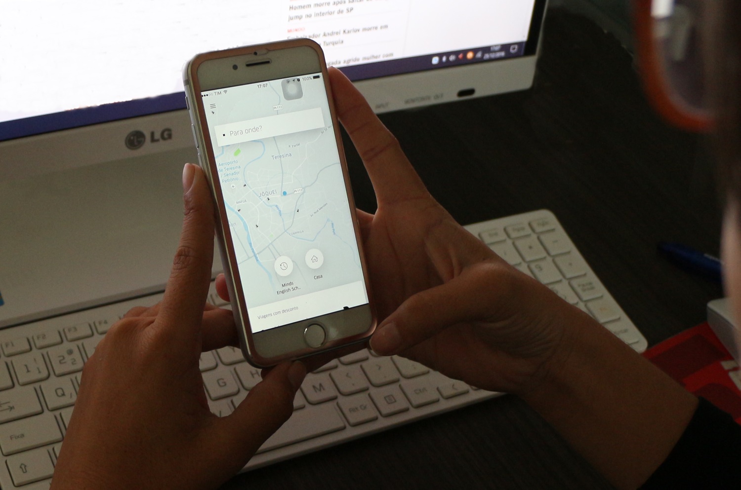 Uber continua funcionando em Teresina