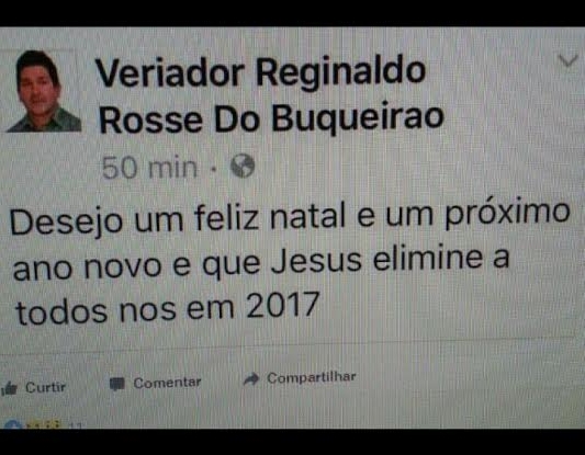 Postagem no Facebook
