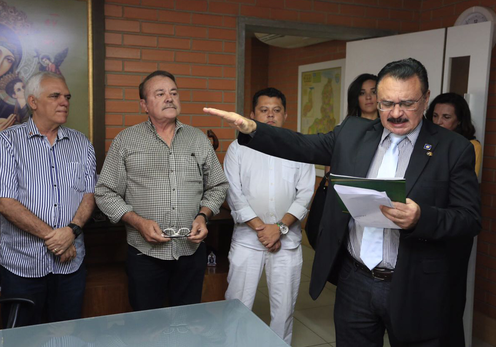 Antônio Uchôa em juramento
