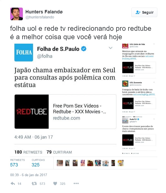Internautas comentaram a ação