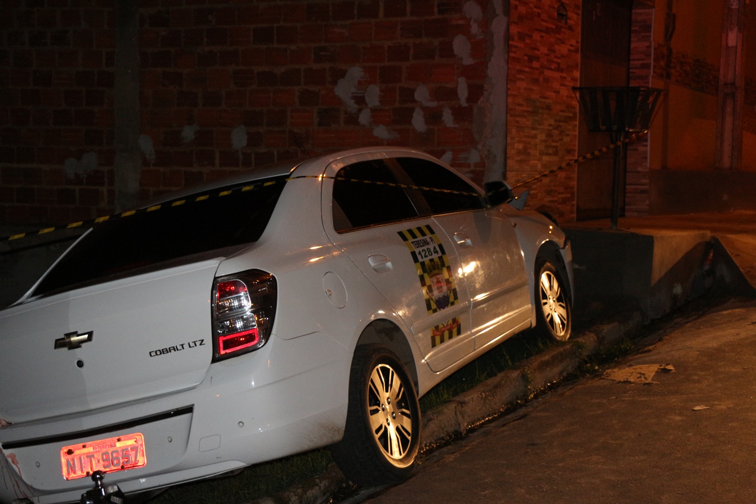 Carro do taxista assassinado