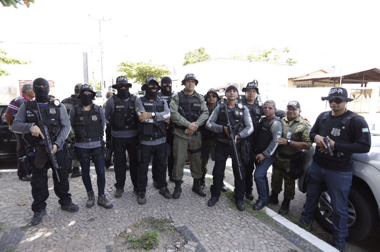 Policiais da Força Tarefa da Secretaria de Segurança Pública