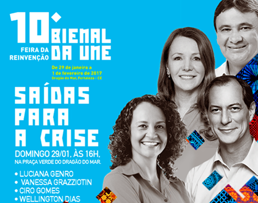 Wellington Dias na Bienal da UNE