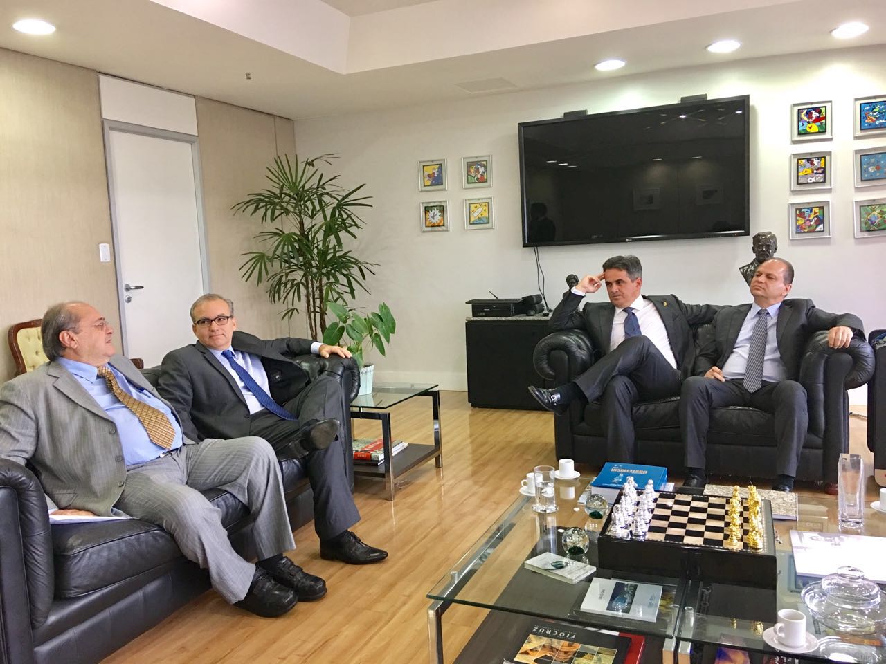 Firmino Filho em audiência com ministro 