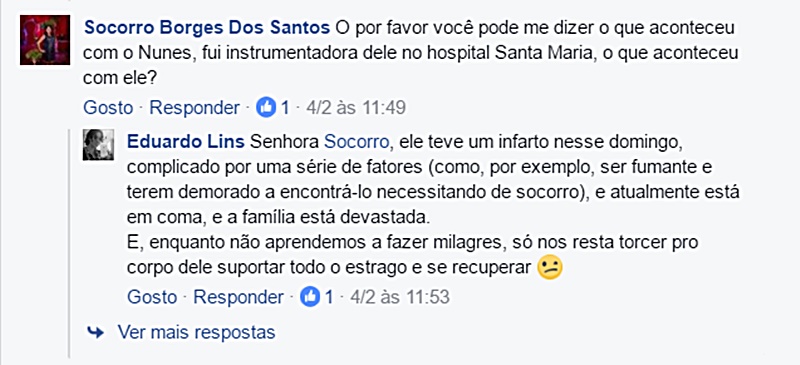 Sobrinho de Antônio Lins explica o que pode ter causado o infarto no tio