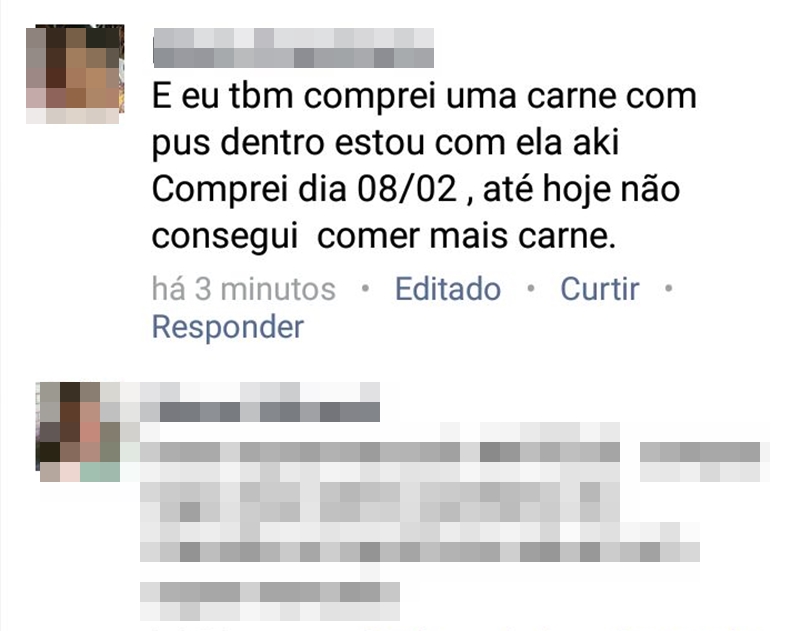 Reclamação da internauta