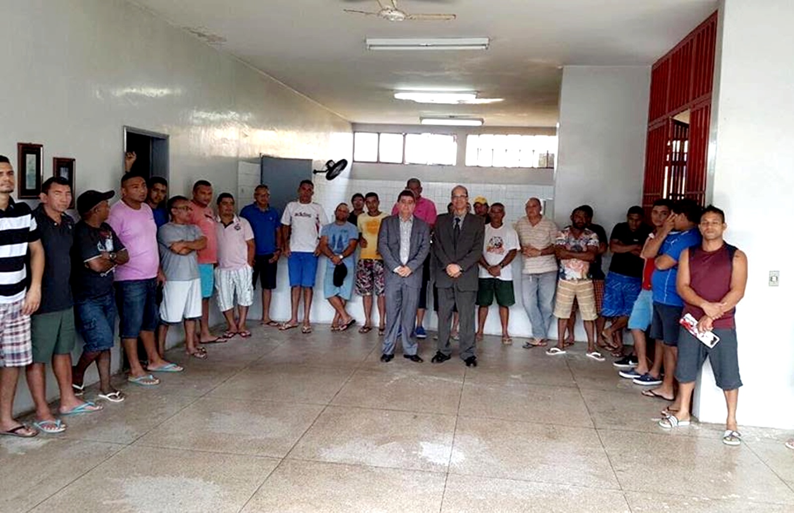 Juiz José Vidal em visita