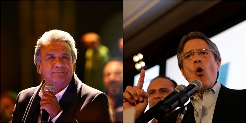 Lenin Moreno e Guilherme Lasso