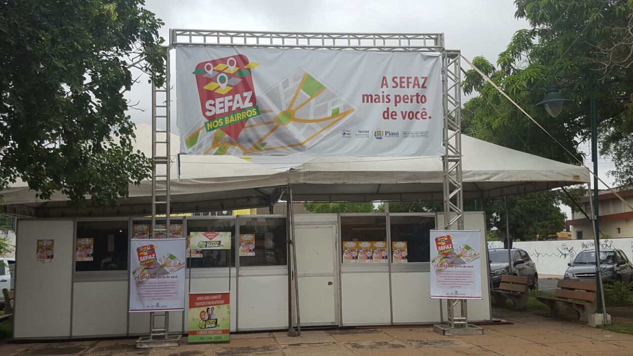 Estande da Sefaz