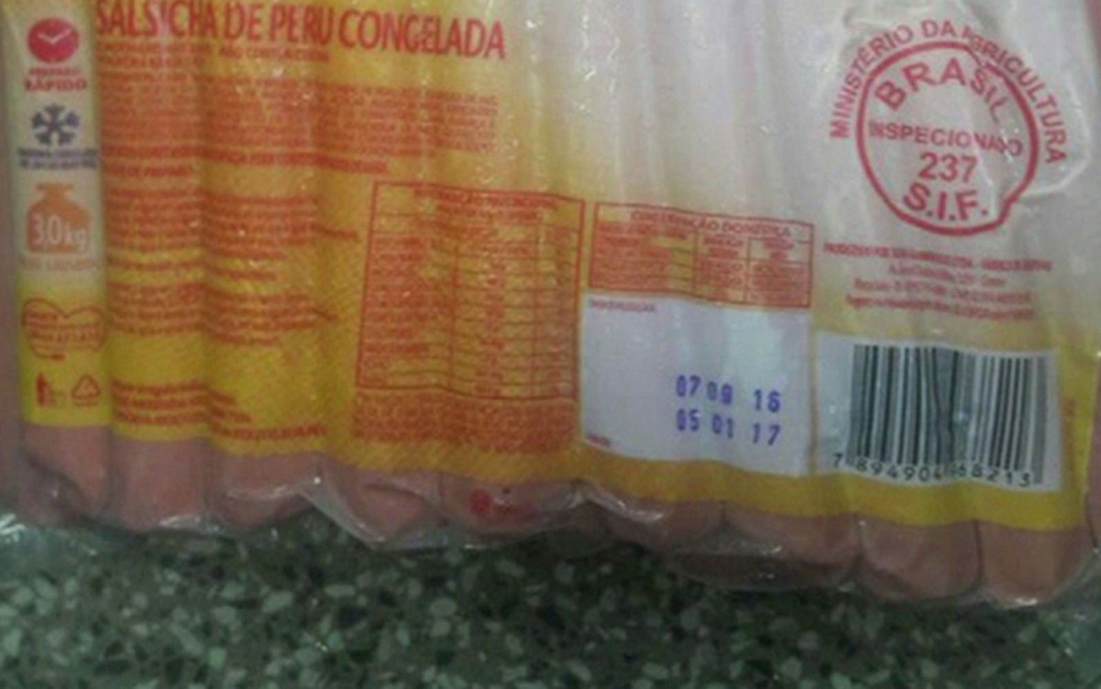 Salsicha vencida