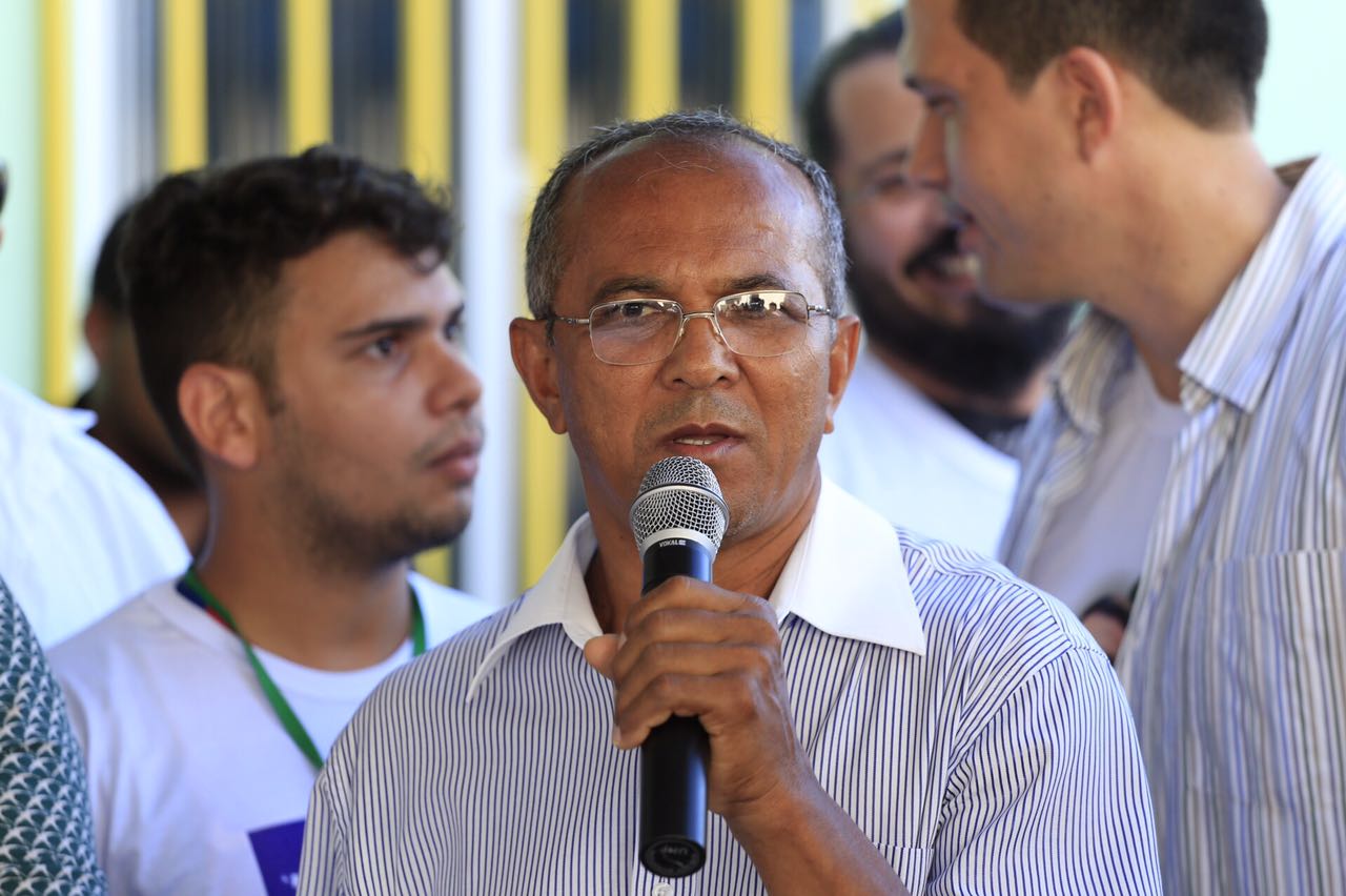R.Silva durante seu pronunciamento