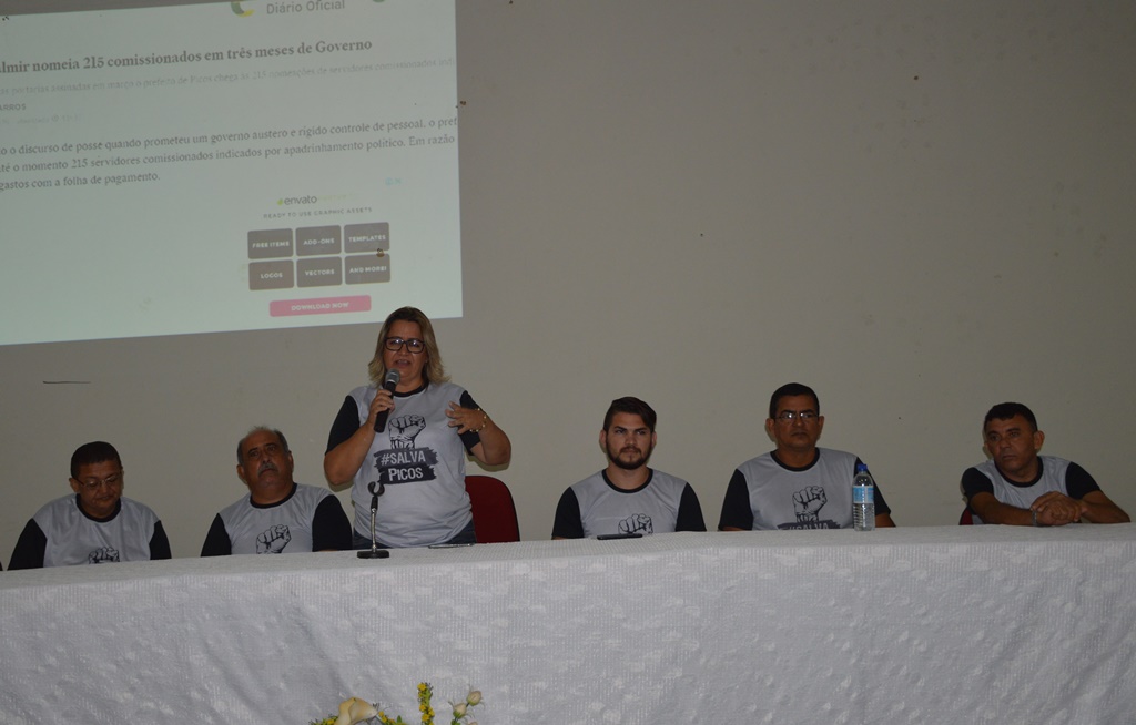Organizadores do movimento.