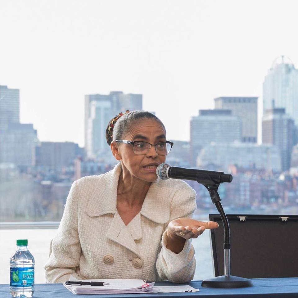 Marina Silva durante a Brazil Conference