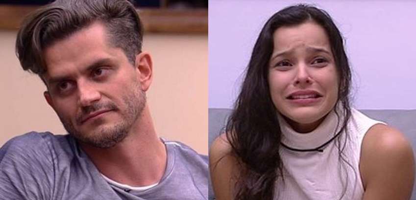 Marcos Harter e Emilly Araújo