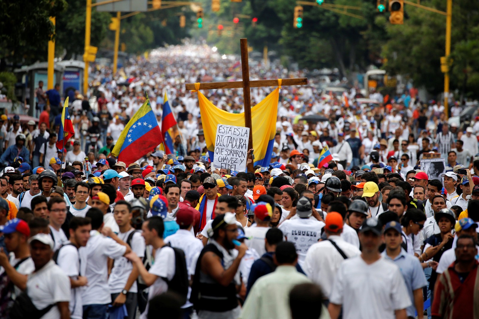 Protesto na Venezuela