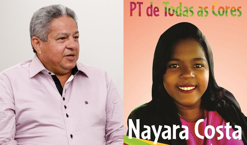 Gilberto Paixão e Nayara Costa