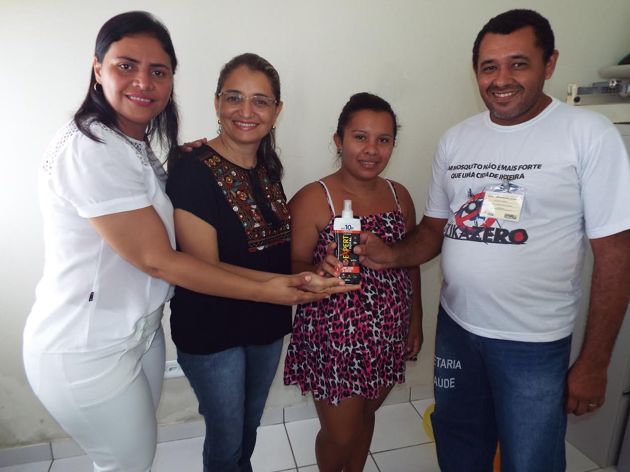 Distribuição de repelentes