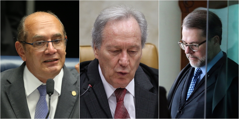Gilmar Mendes, Ricardo Lewandowski e Dias Toffoli 