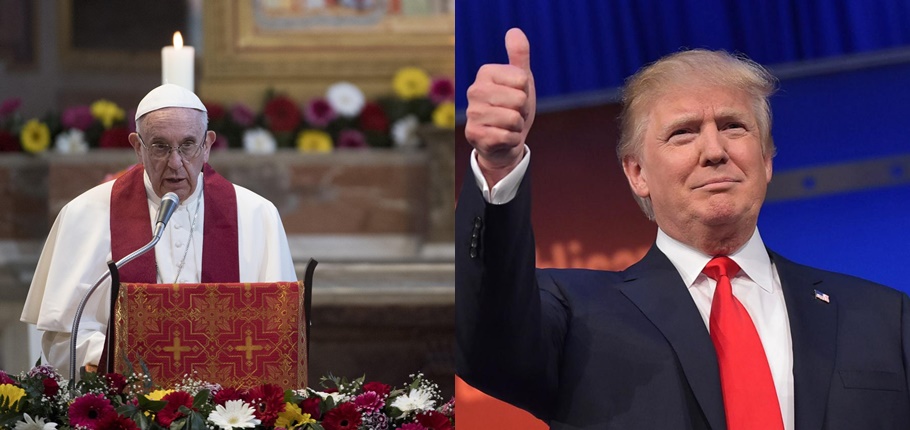 Papa Francisco e Donald Trump