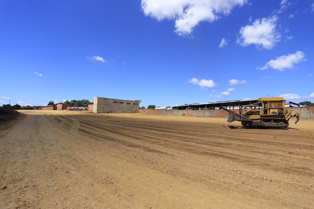 Construção da reforma da nova Ceasa
