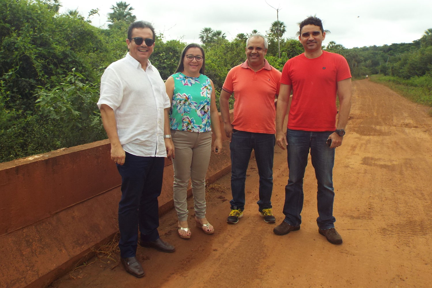 Henrique Pires e a prefeita Vilma Amorim em Esperantina